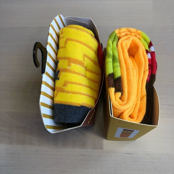 Funky Socks Burger and French Fries Socks Bundle - Picture 5 of 6